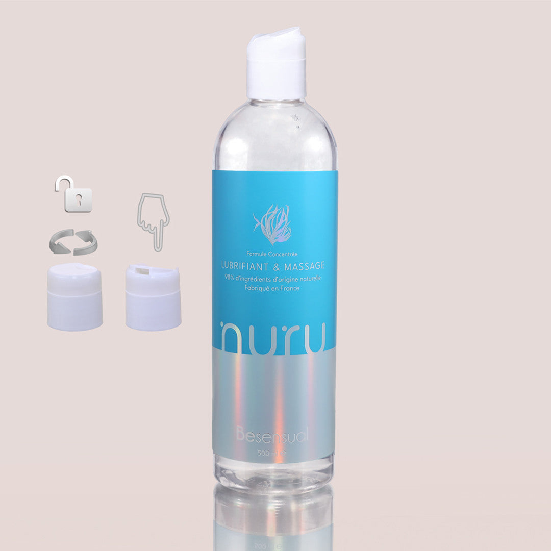 Gel lubrifiant et massage Nuru - Formule concentrée 500ml