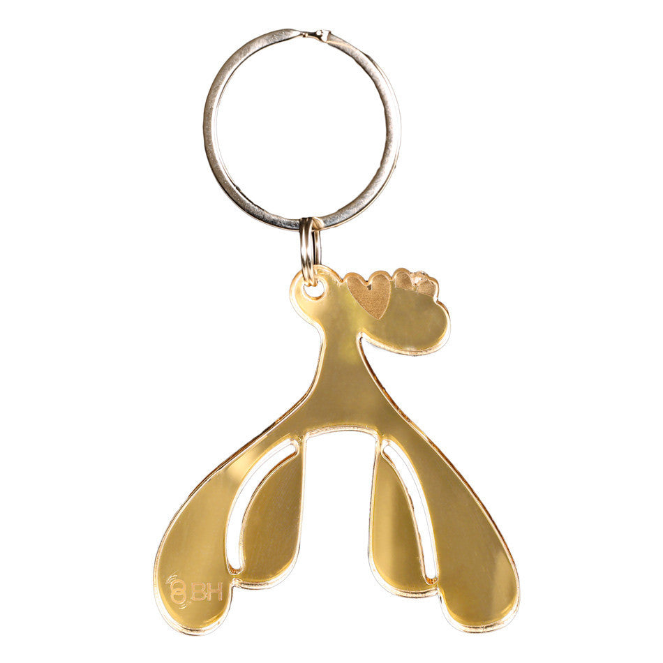 Porte clé Juju - Or
