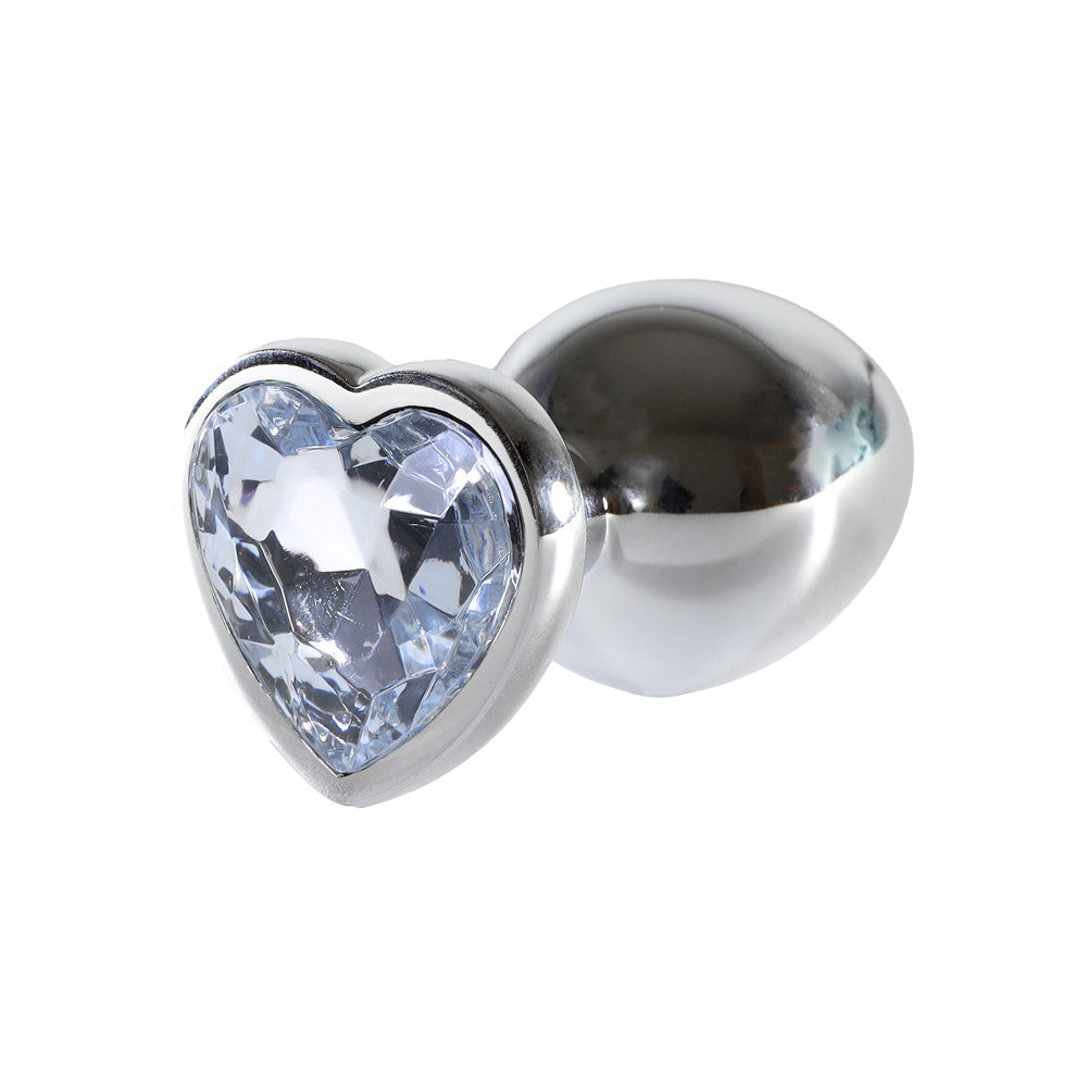 Plug Coeur Inox Crystal XL