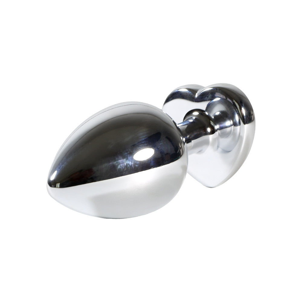 Plug Coeur Inox Crystal XL