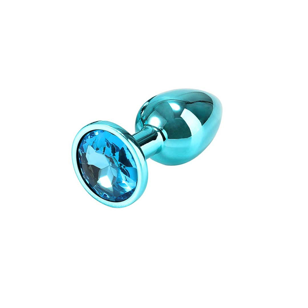 Plug Alu Bleu Bijou Crystal L