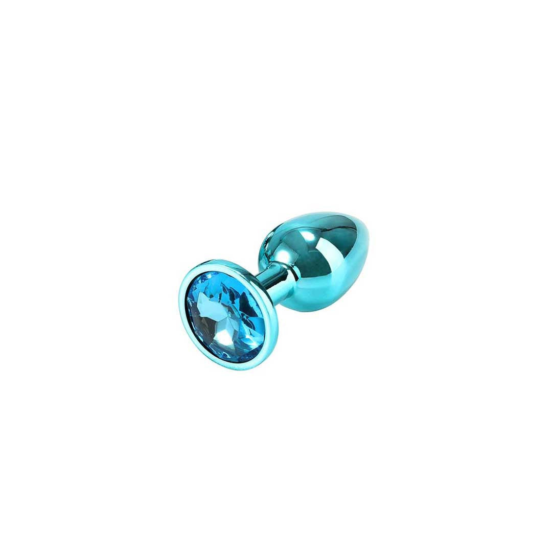 Plug Alu Bleu Bijou Crystal M