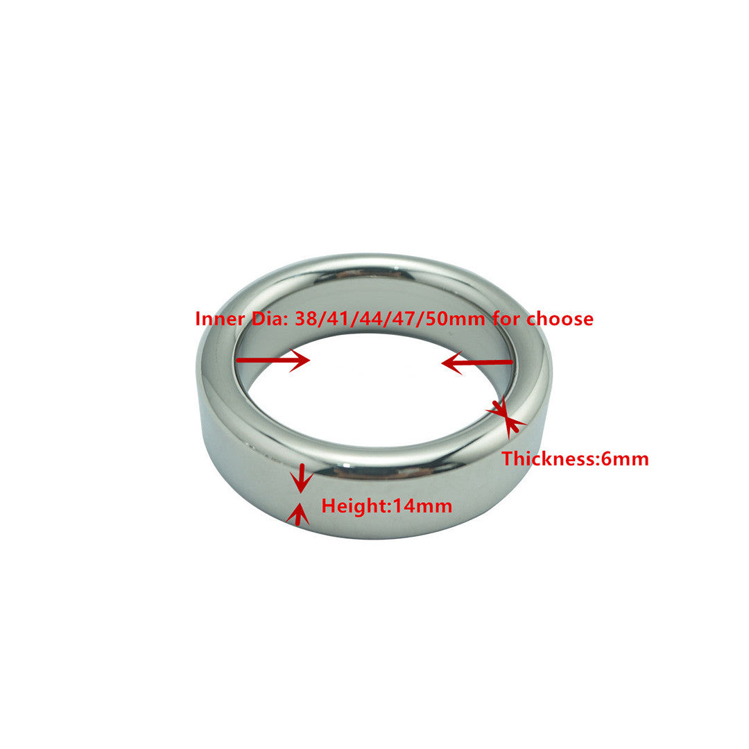 Cockring Donut Alu Argent