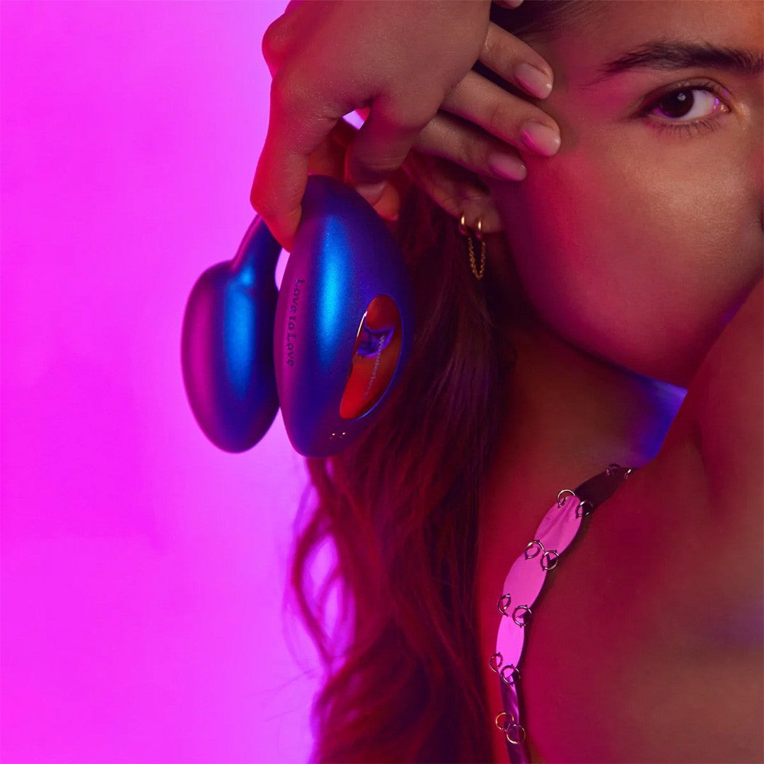 Oeuf Vibrant Double Stimulation Wonderlover Violet