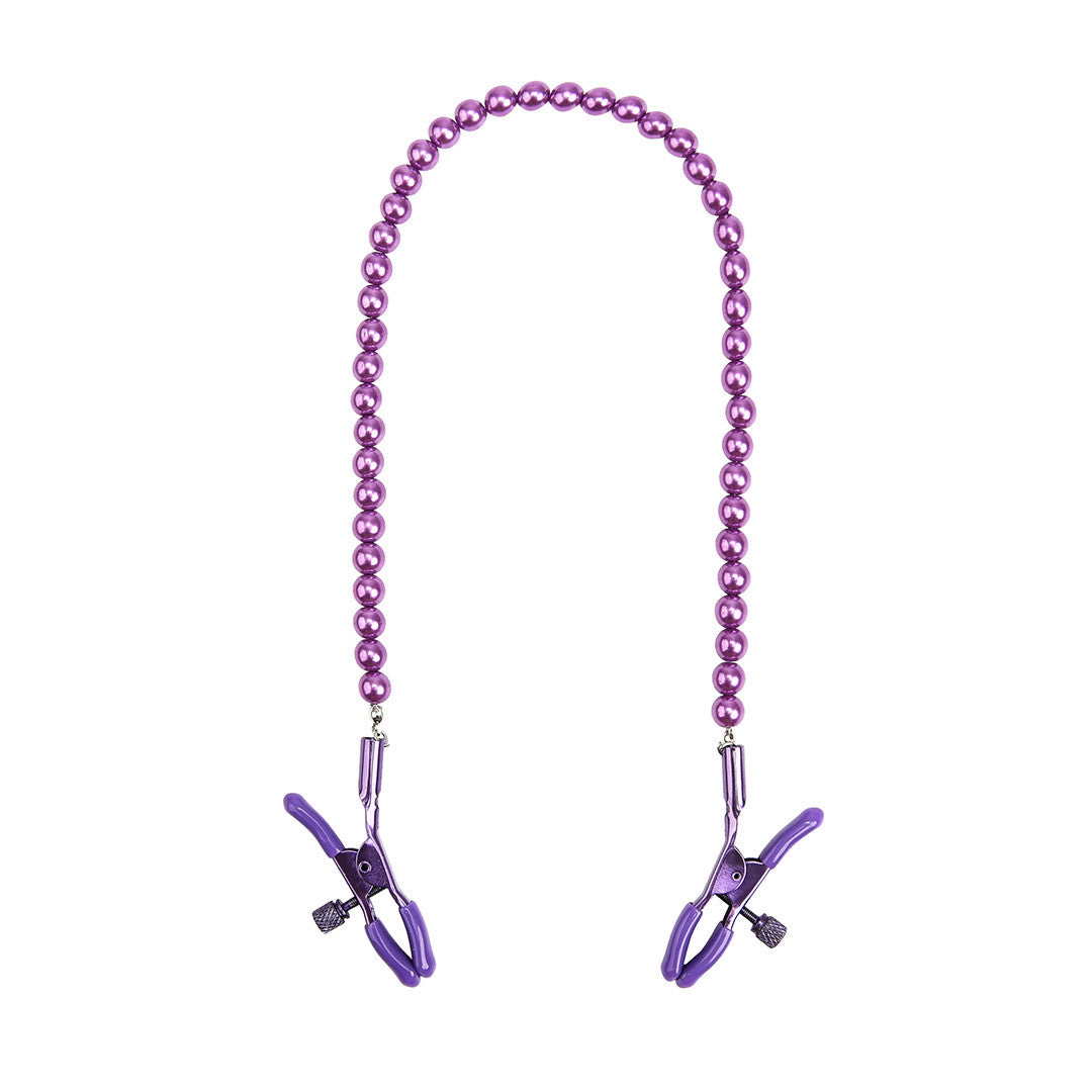 Chaîne Pince à Tétons Violet