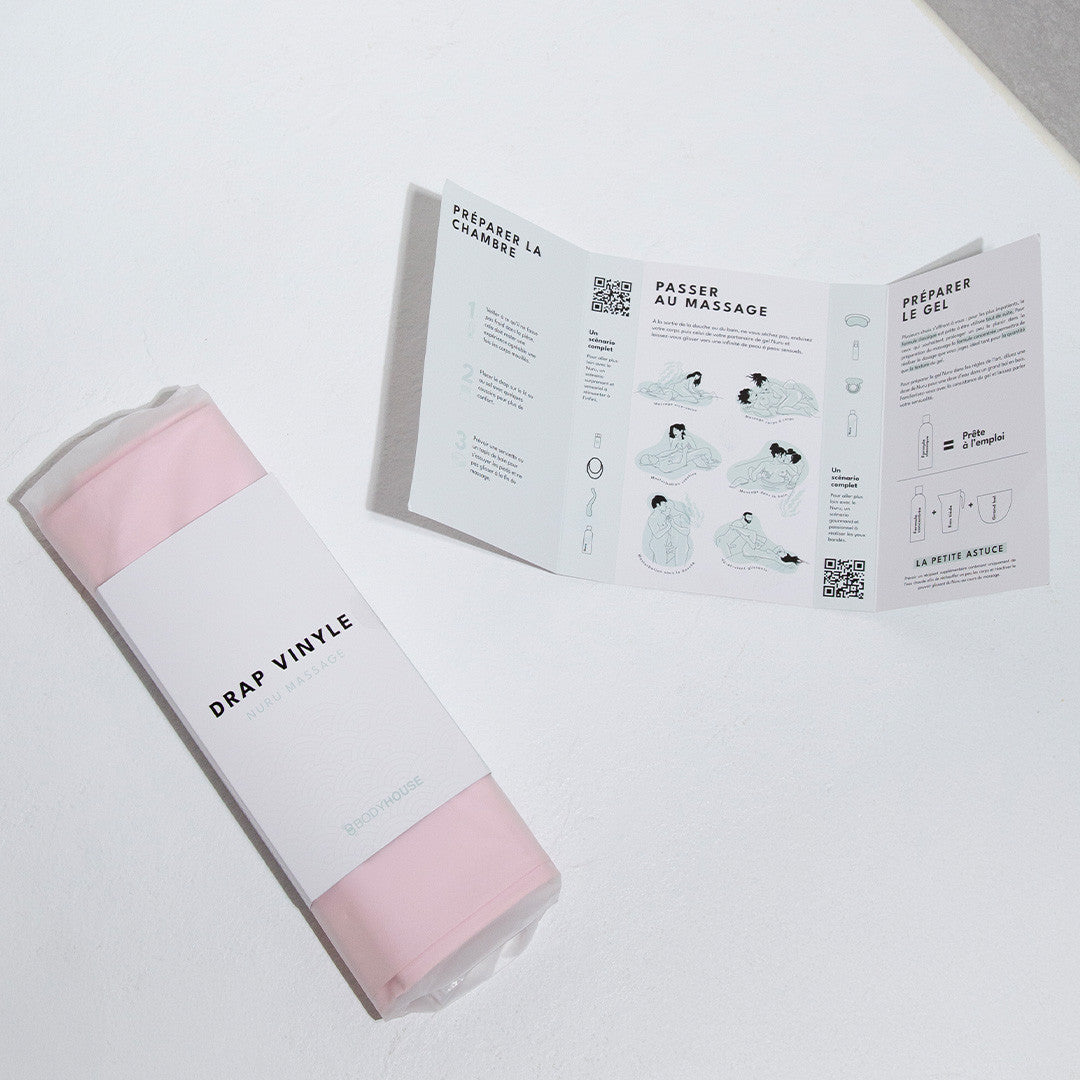Drap étanche en vinyle Rose - Grand format