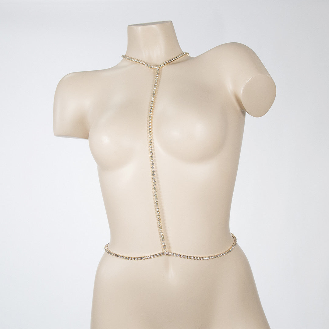 Bijoux de Corps 1 Rangée Strass
