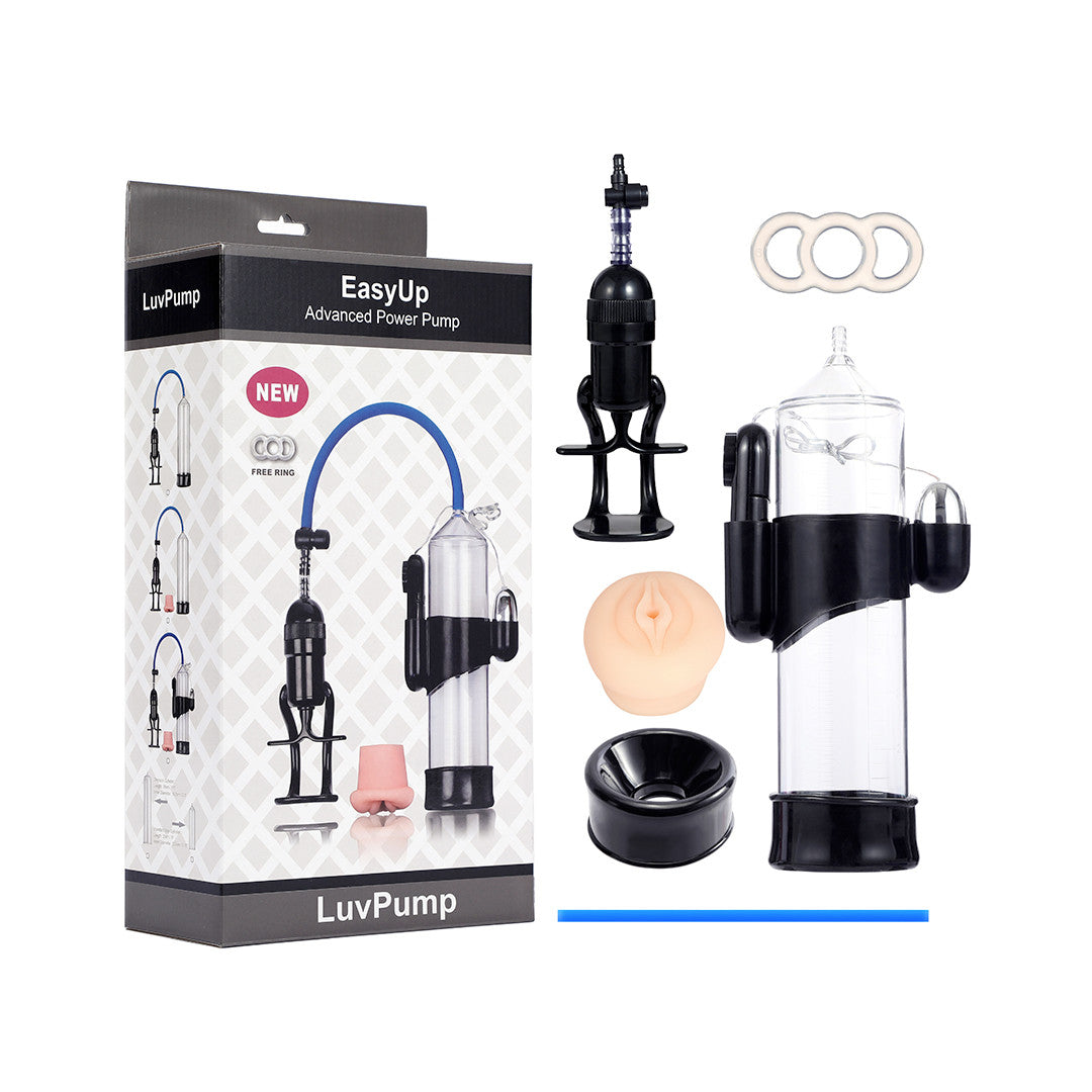 Pompe a Penis Manuelle + Vibro et Sleeve