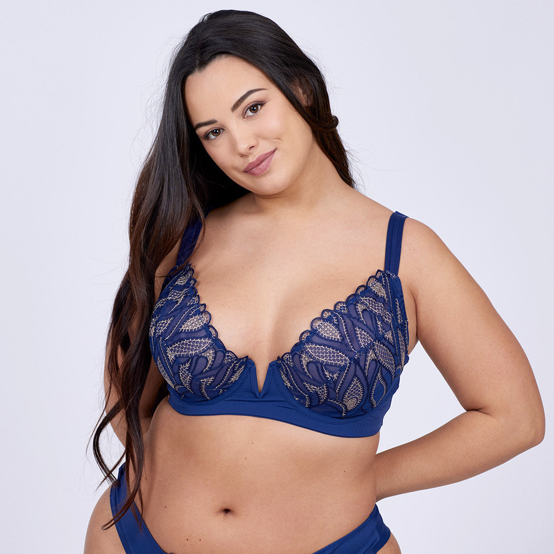 Soutien-Gorge à Armatures Charliz Bleu