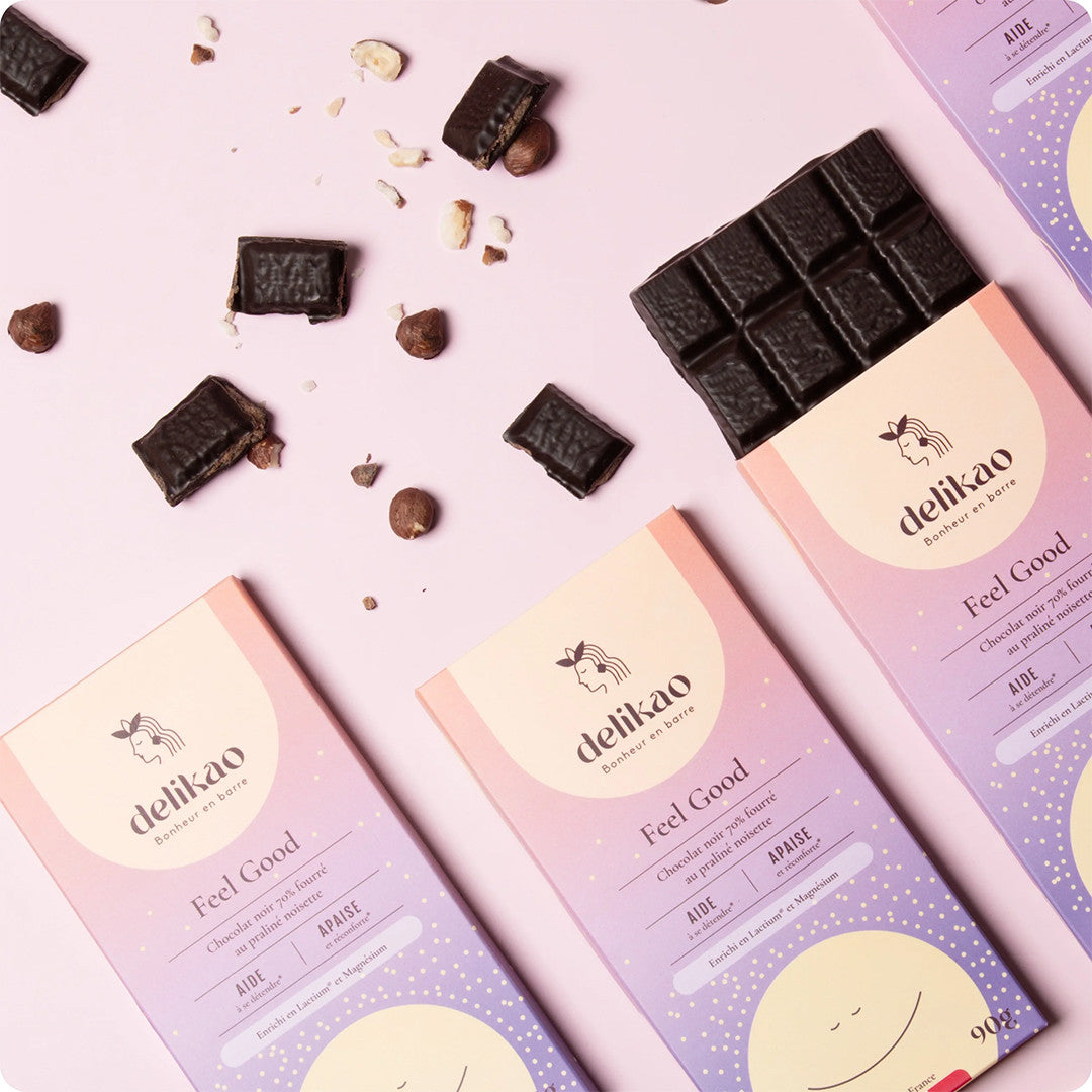 Chocolat Aphrodisiaque Skyn Glow Chocolat Noir / Noisette