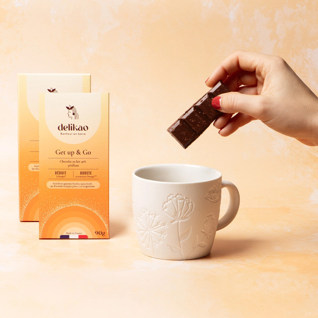 Chocolat Aphrodisiaque Skyn Glow Chocolat au Lait Pétillant