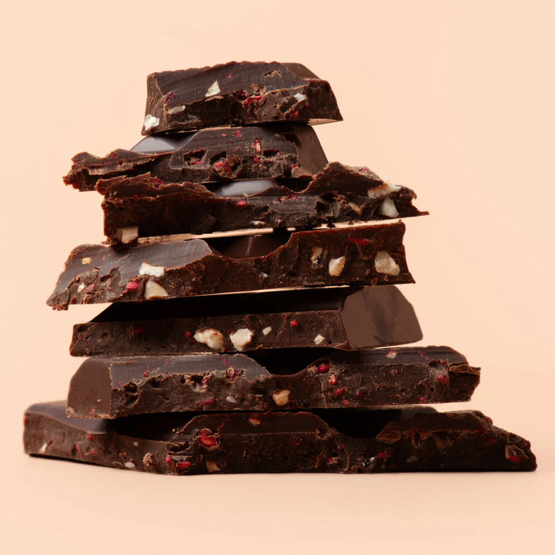 Chocolat Aphrodisiaque Skyn Glow Chocolat Noir Framboises