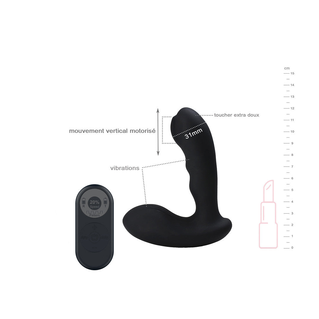 Stimulateur Prostatique Télécommande Cadence 2 +
