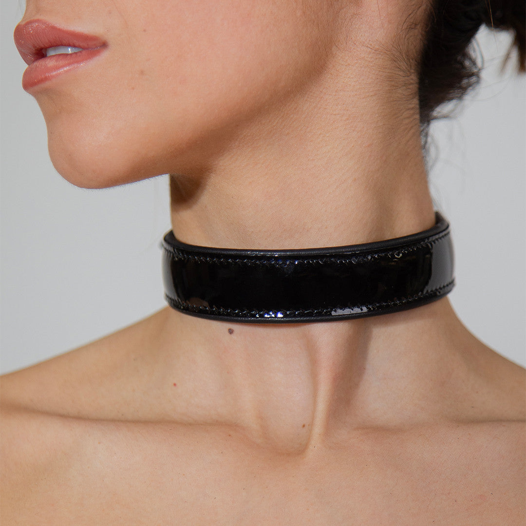 Collier Fin en Cuir