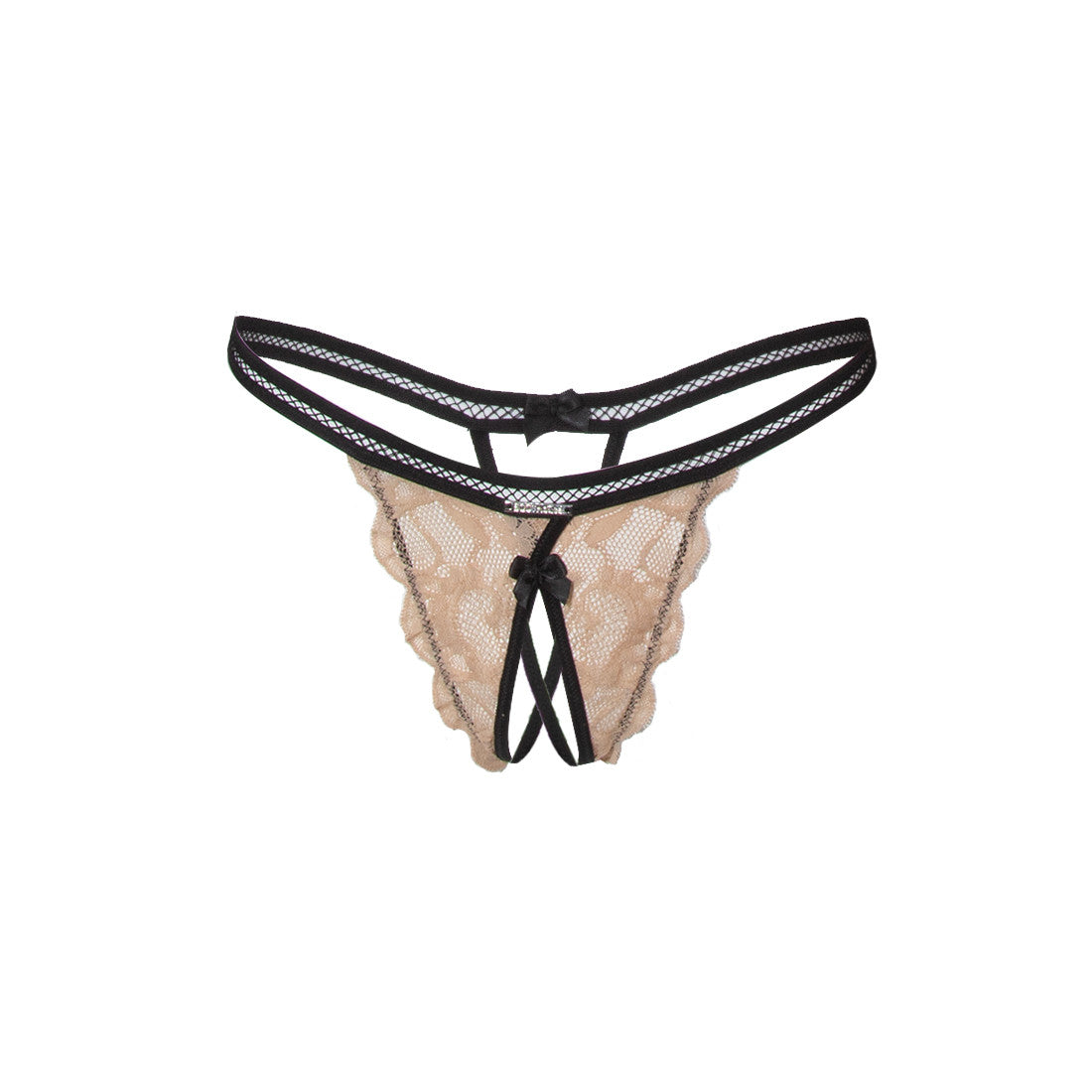 String Ouvert Bicolore Évasion