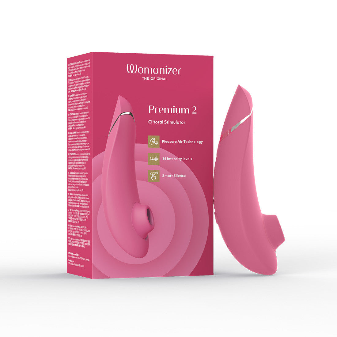 Womanizer Premium 2 Rose packaging