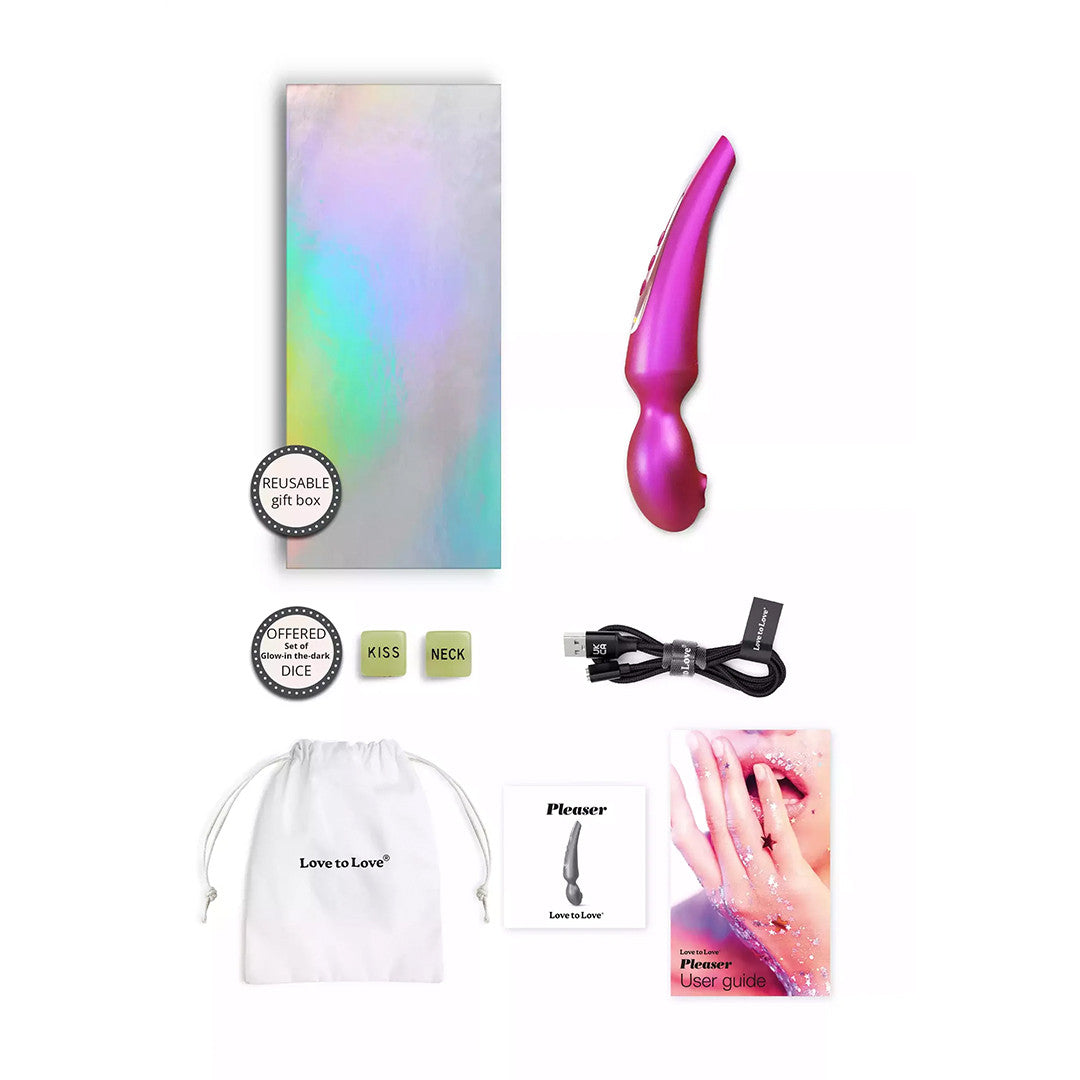 Wand Pleaser Iridescent Rose - Magenta - 5