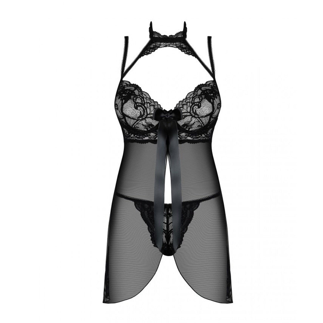 Ensemble Babydoll Franges Pluton