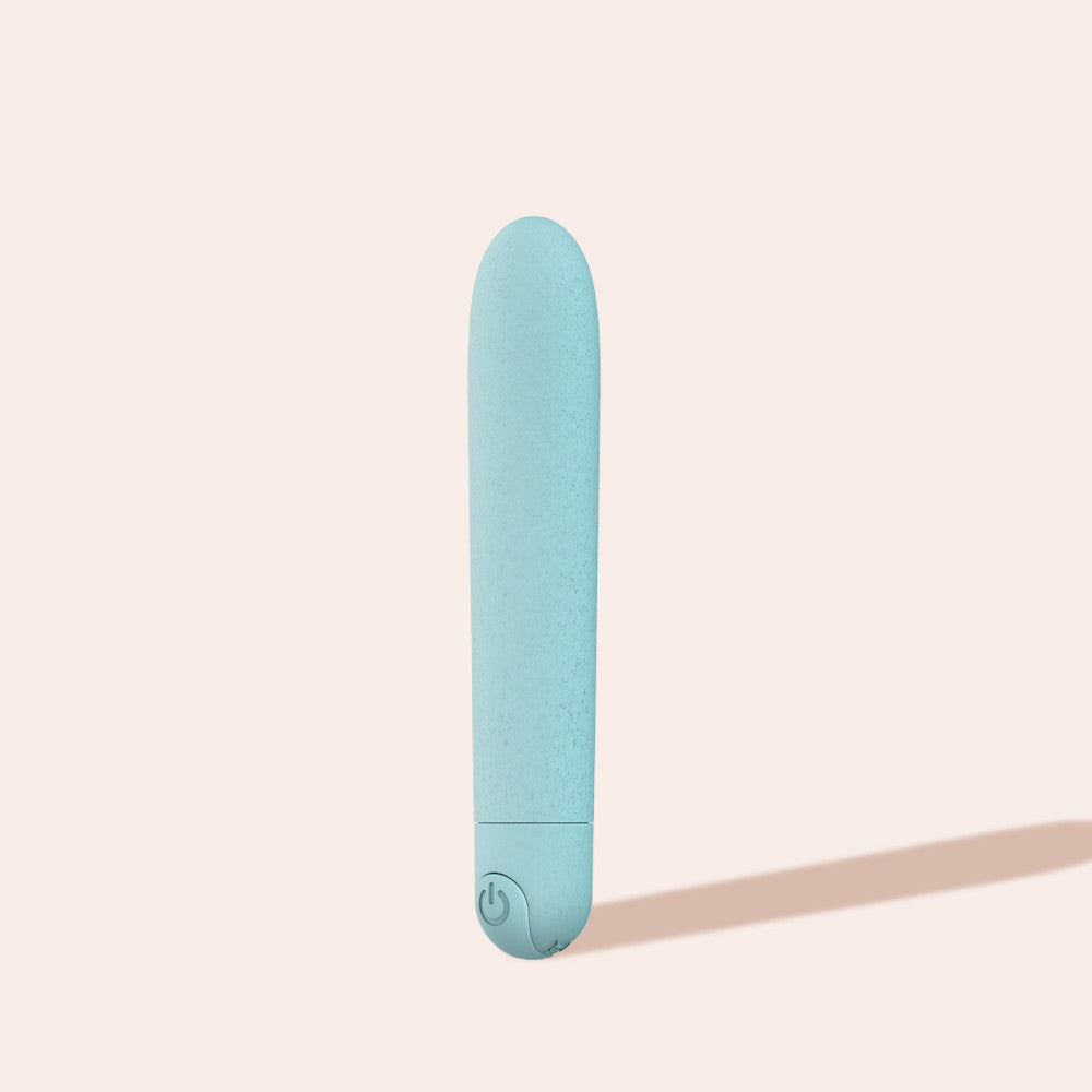 Mini Stimulateur Clitoridien Bleu Eco Responsable - Satisfaction
