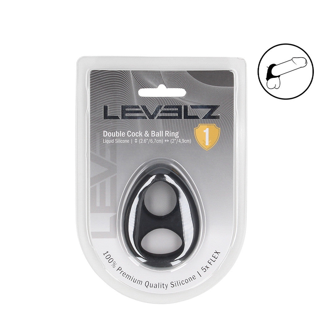 Cockring Double Silicone Liquide