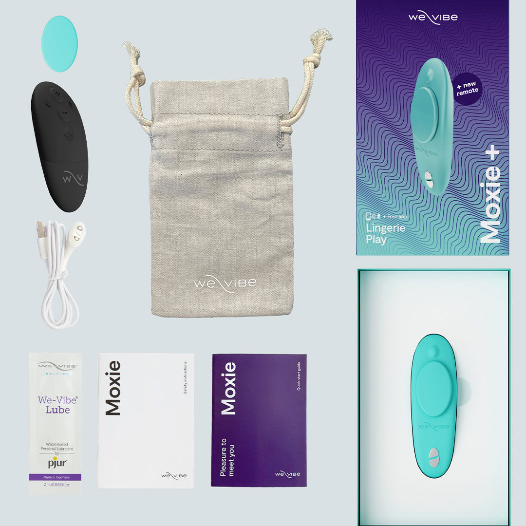 We-Vibe Moxie+ – Stimulateur Clitoridien Connecté Bleu