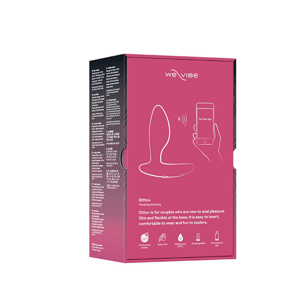 Plug Anal Vibrant Connecté Ditto+ Rose