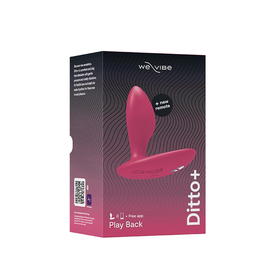 Plug Anal Vibrant Connecté Ditto+ Rose