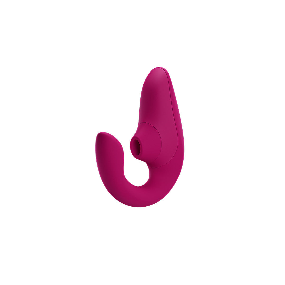 Vibromasseur Rabbit Blend Fushia vu de trois quarts