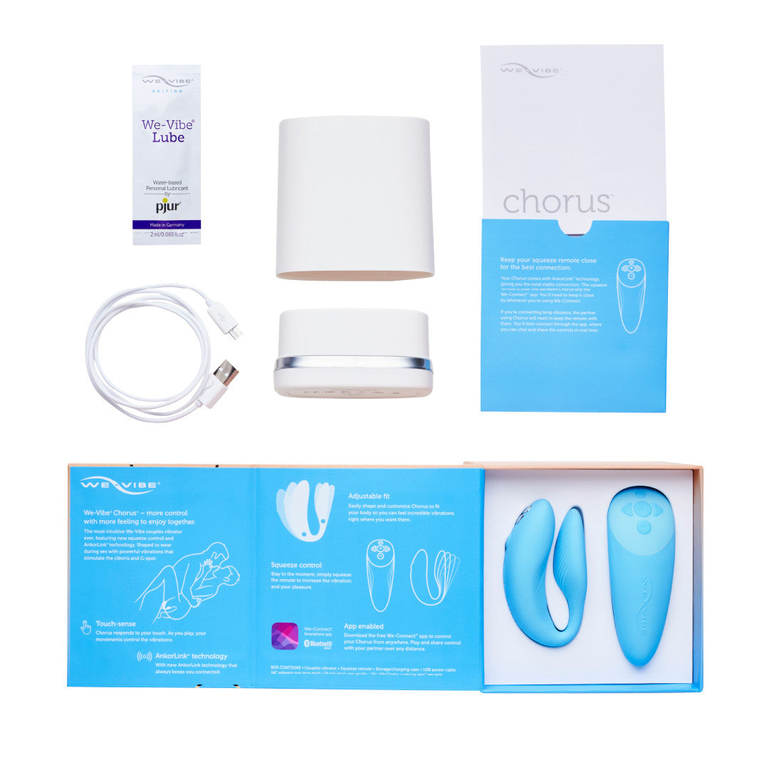 Stimulateur Connecté pour Couple Chorus Bleu