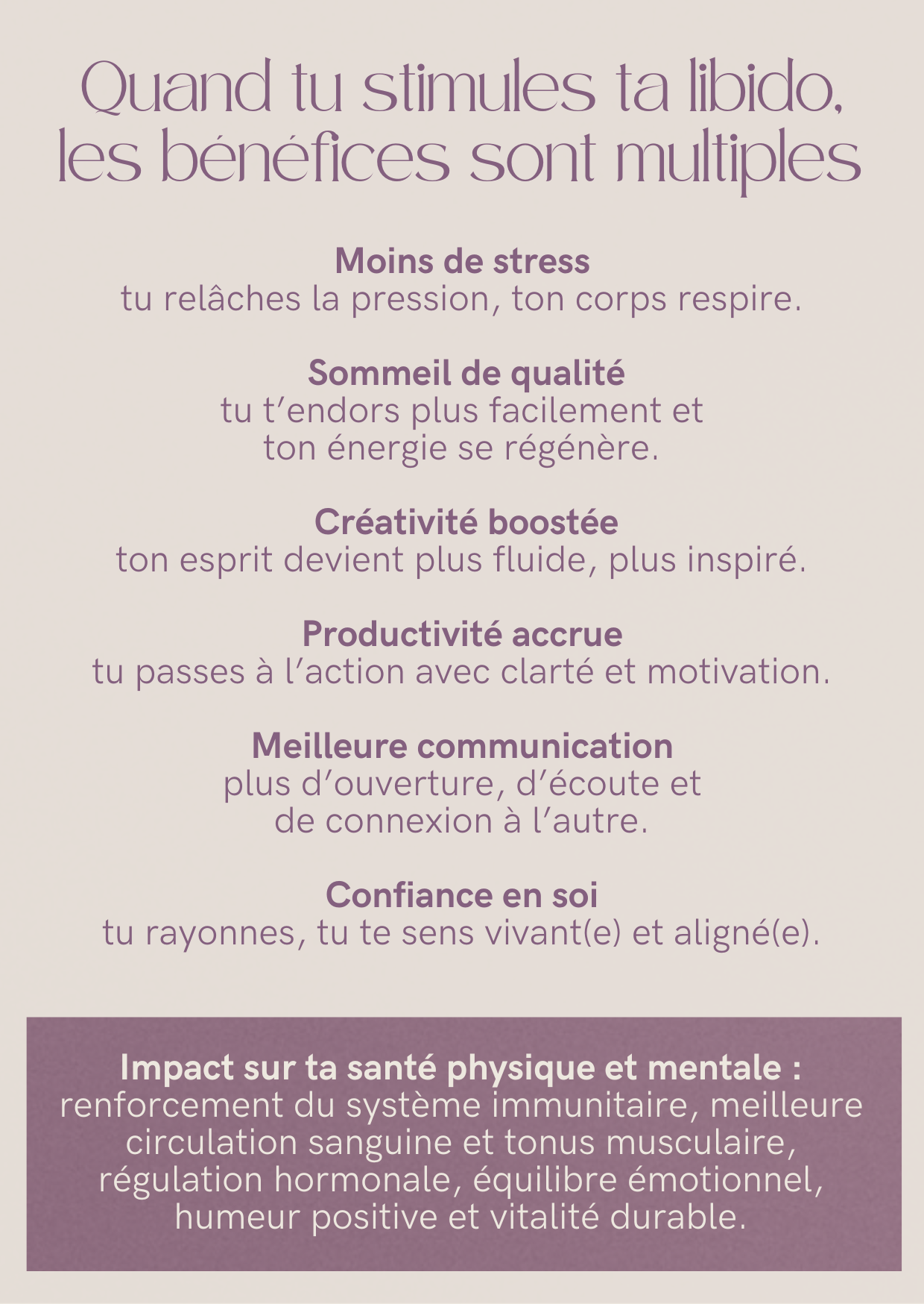 La Libido Positive - Guide pour réveiller l'élan intérieur