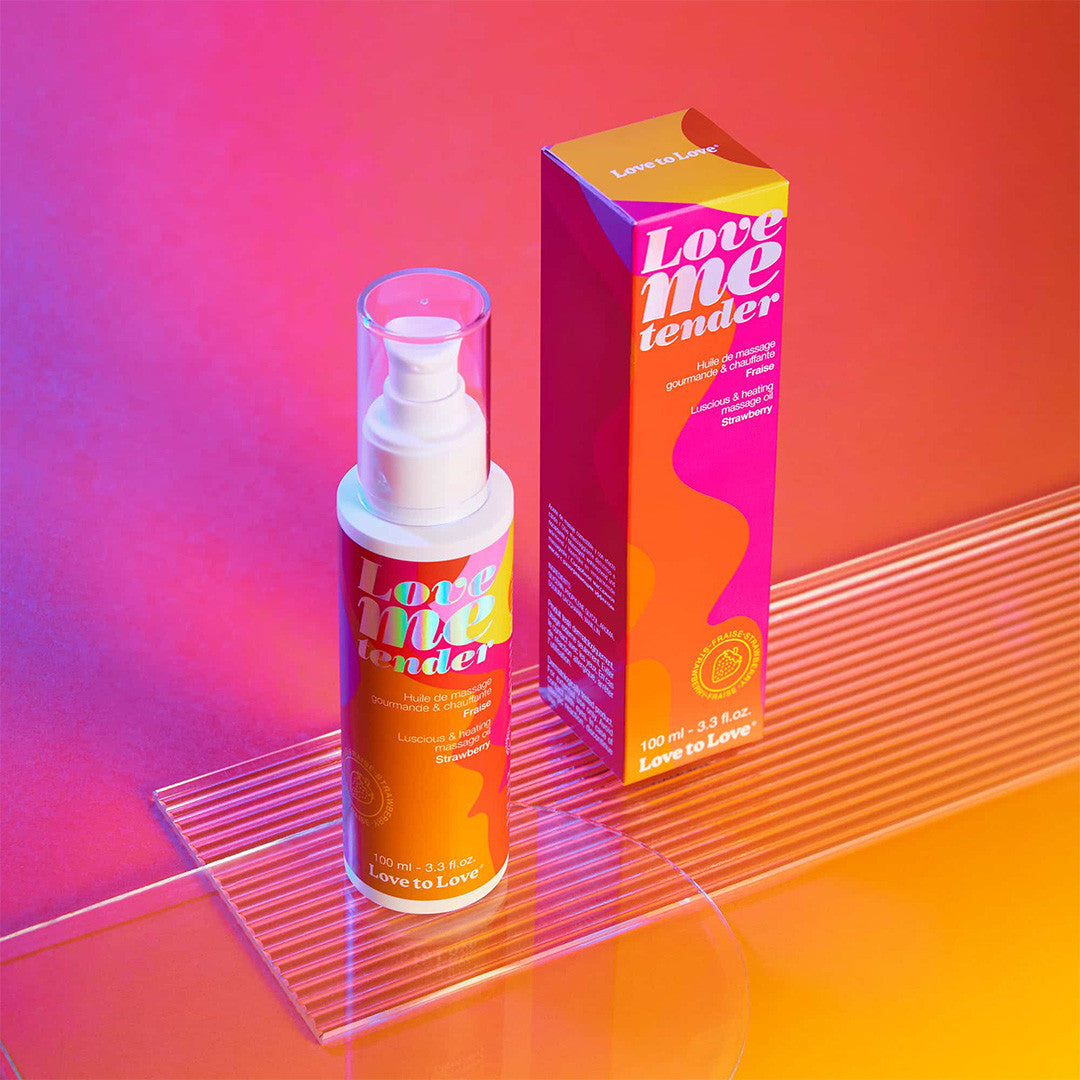 Huile de massage Parfumé Love me Tender Fraise