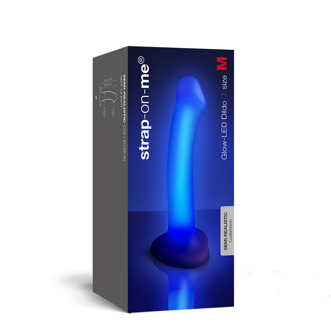 Dildo Glow Led Semi-Réaliste