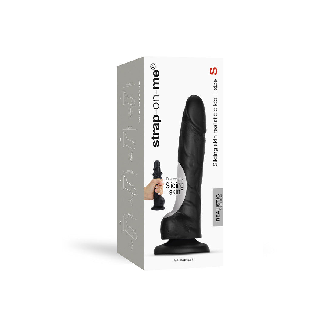 Dildo Réaliste Sliding Skin Noir S