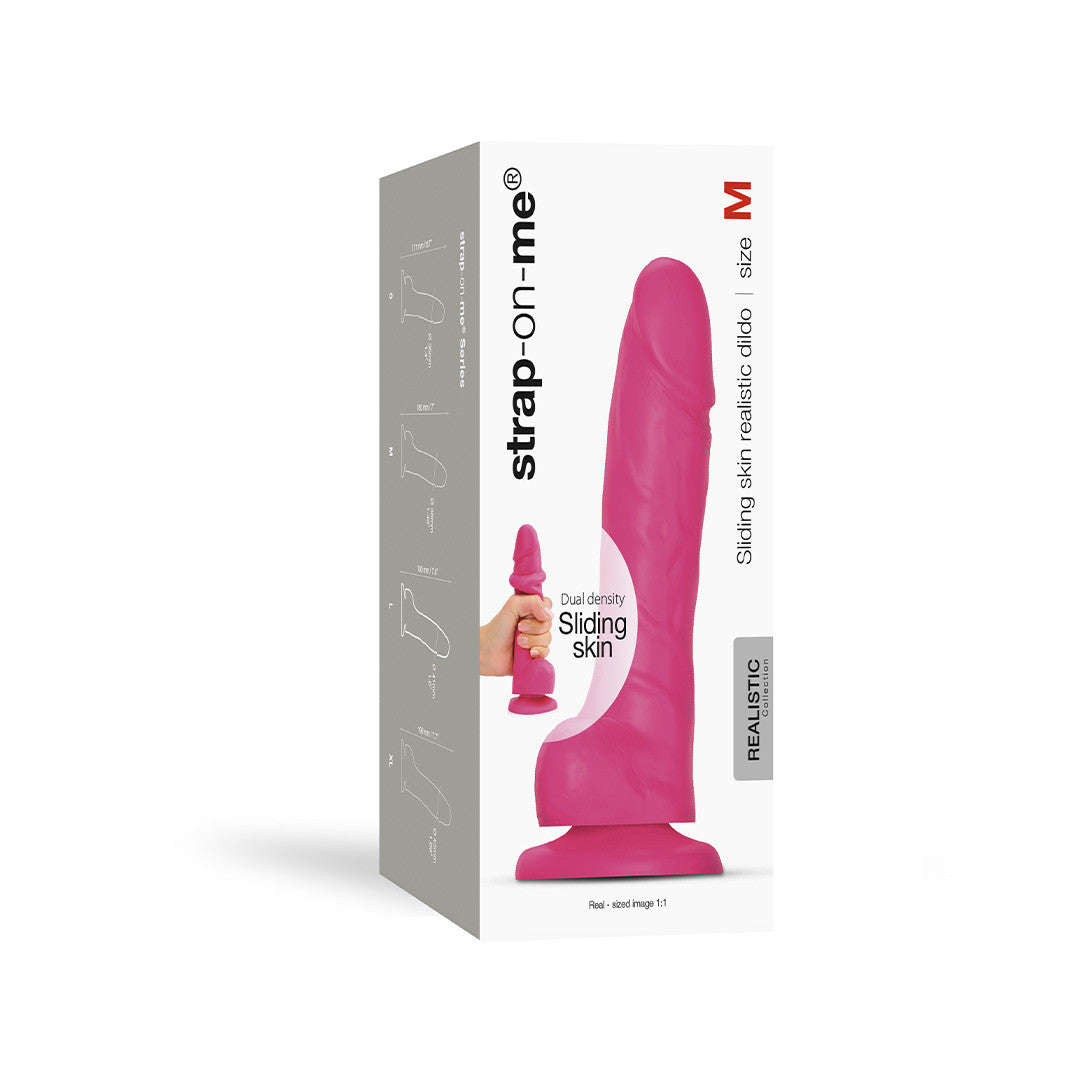 Dildo Réaliste Sliding Skin Rose M
