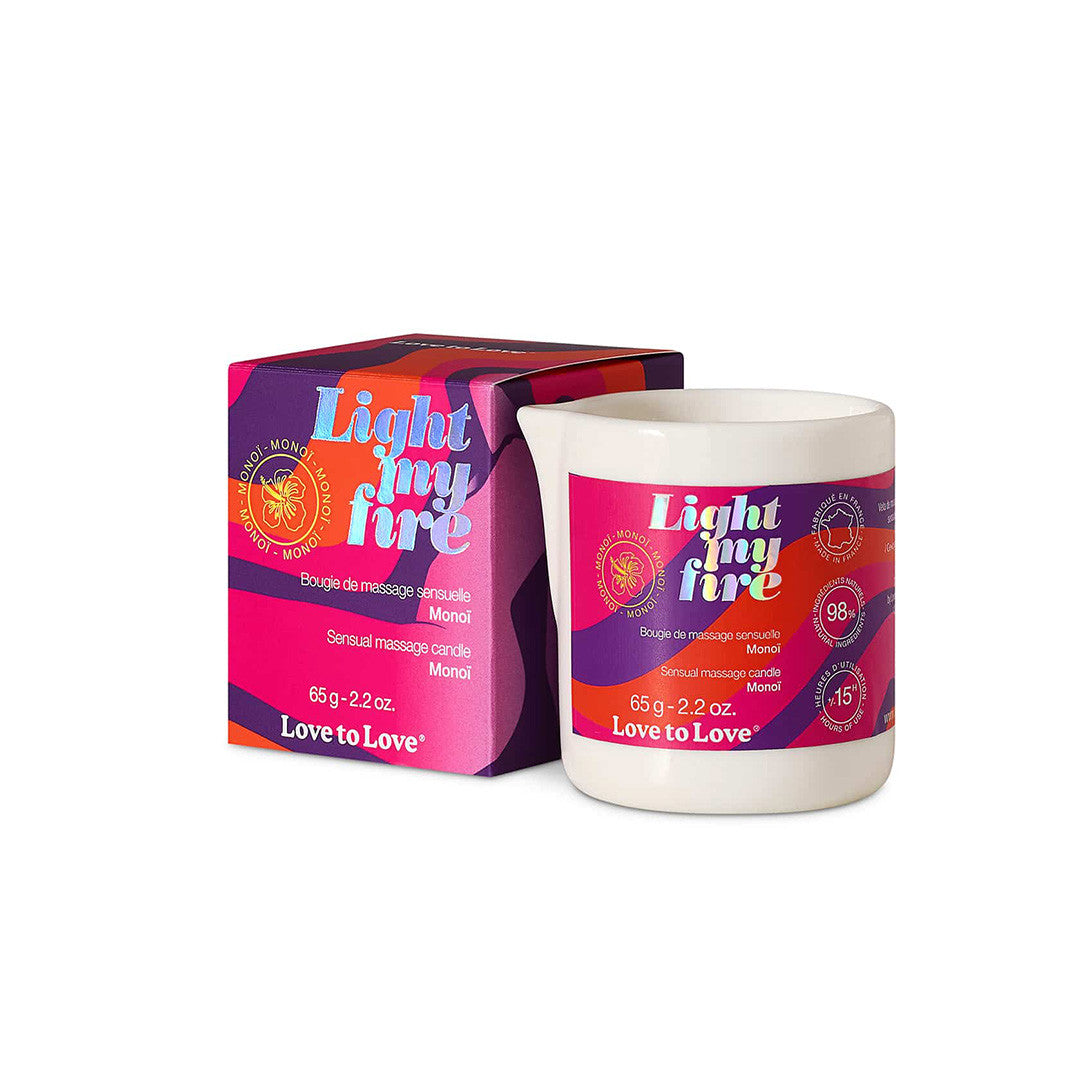 Bougie de massage Light my Fire Monoi