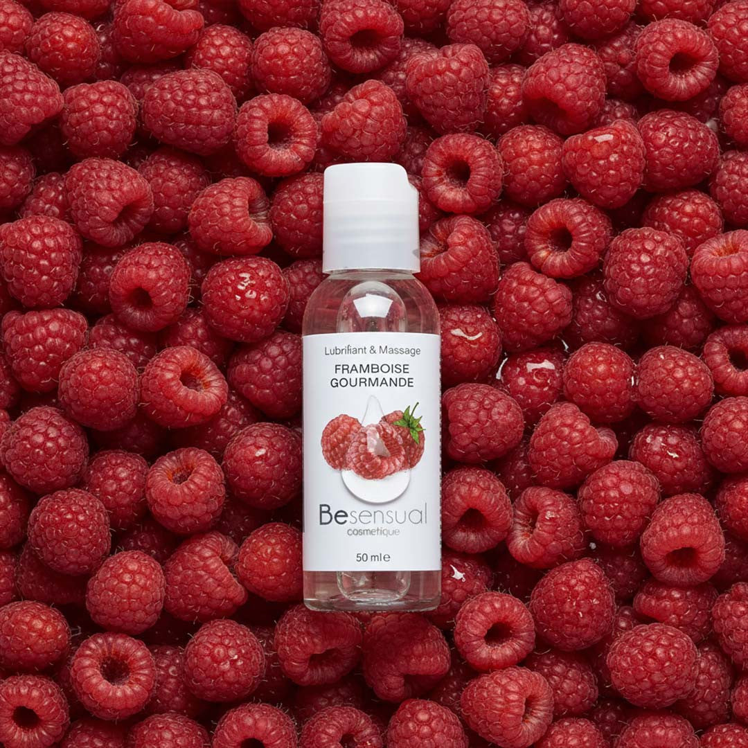 Lubrifiant et massage parfumé Framboise 50ML - Be Sensual - Framboise - 8