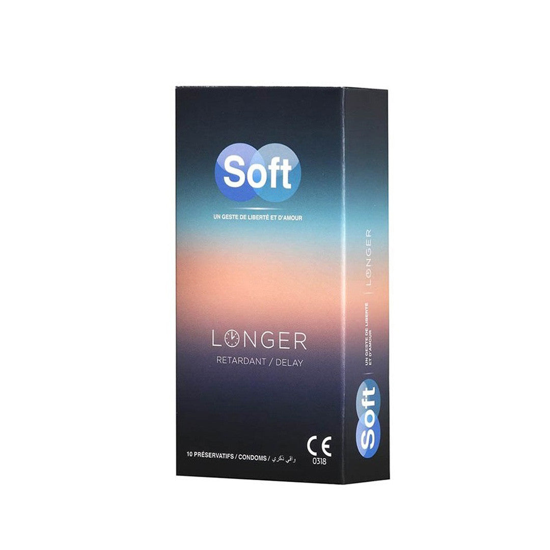 Préservatifs Soft Longer x10 - Retarde L'éjaculation