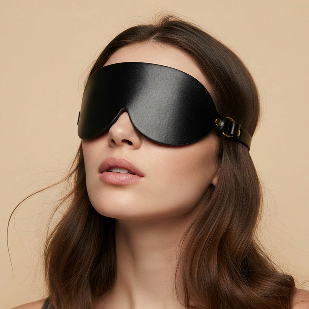 Masque Occultant pour Yeux - Vue de Face - Be Bondage