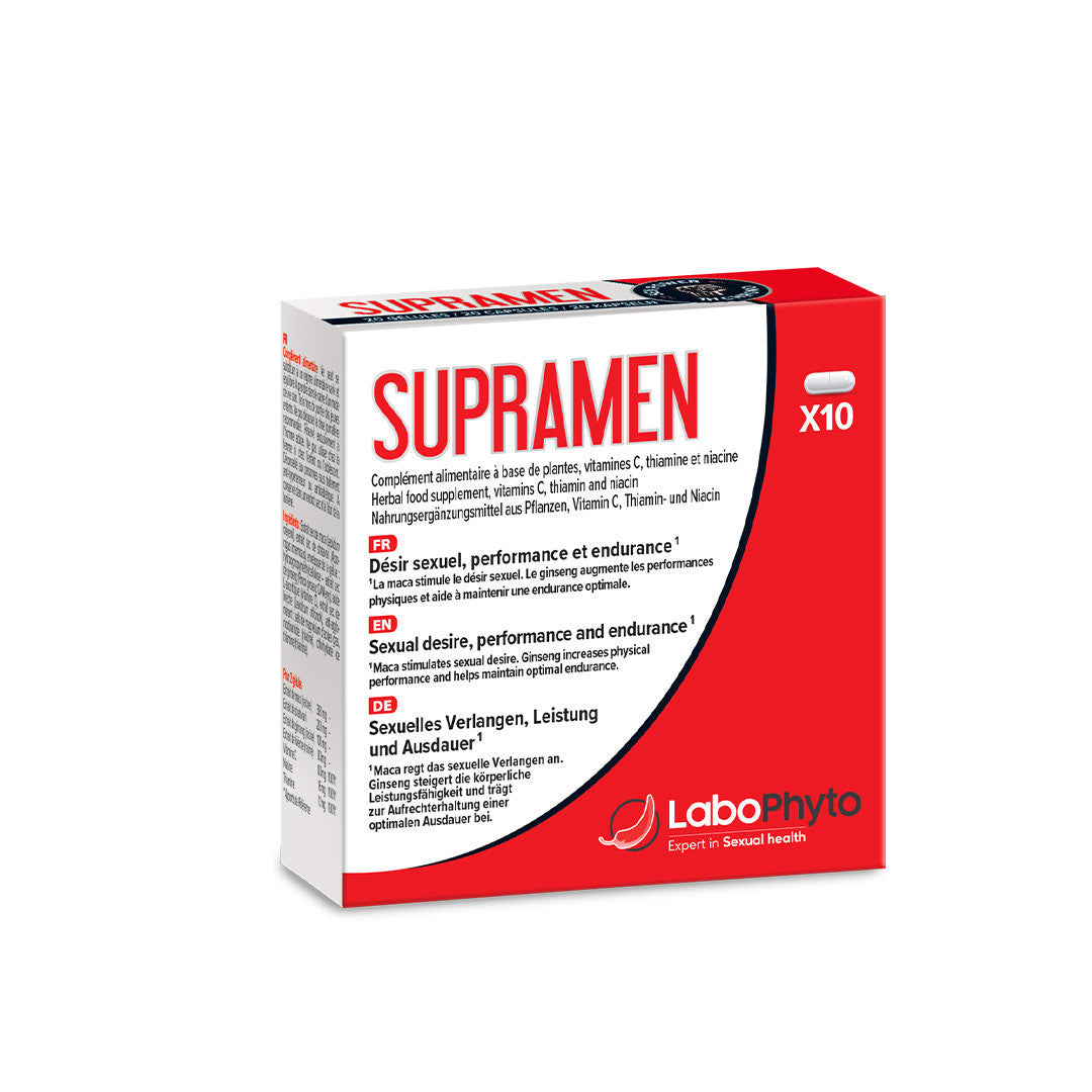 Supramen Gélules - Énergie et vitalité masculine x10
