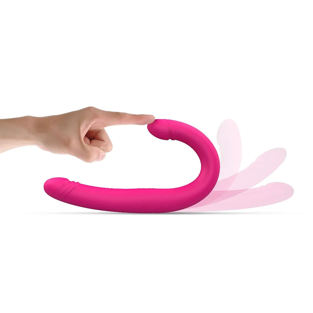 Vibromasseur Orgasmic Double Dong Rose
