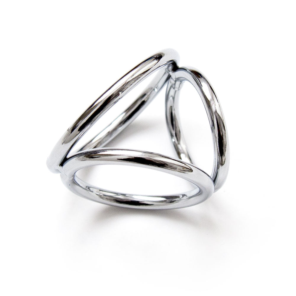 Cockring Triple Métal - Be Bondage