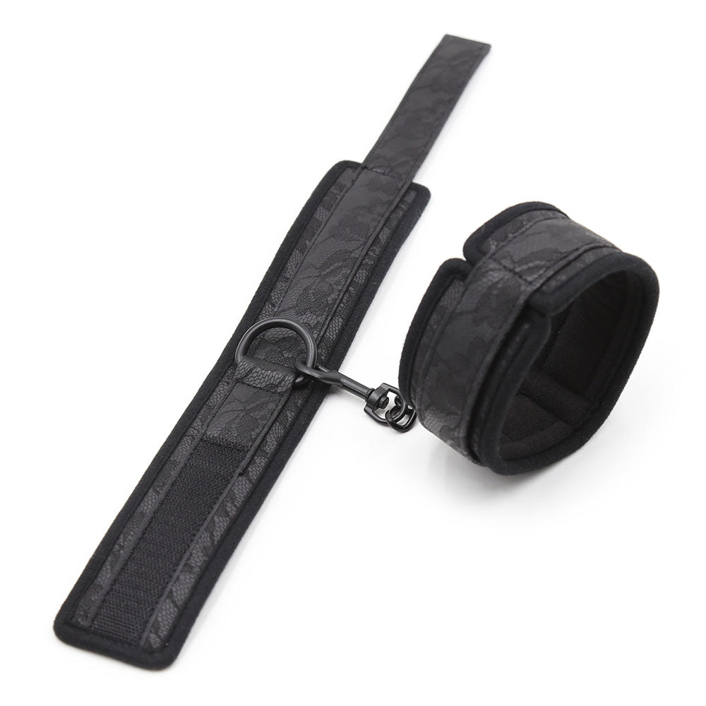 Barre d'Entraves Pieds & Mains Dentelle - Be Bondage