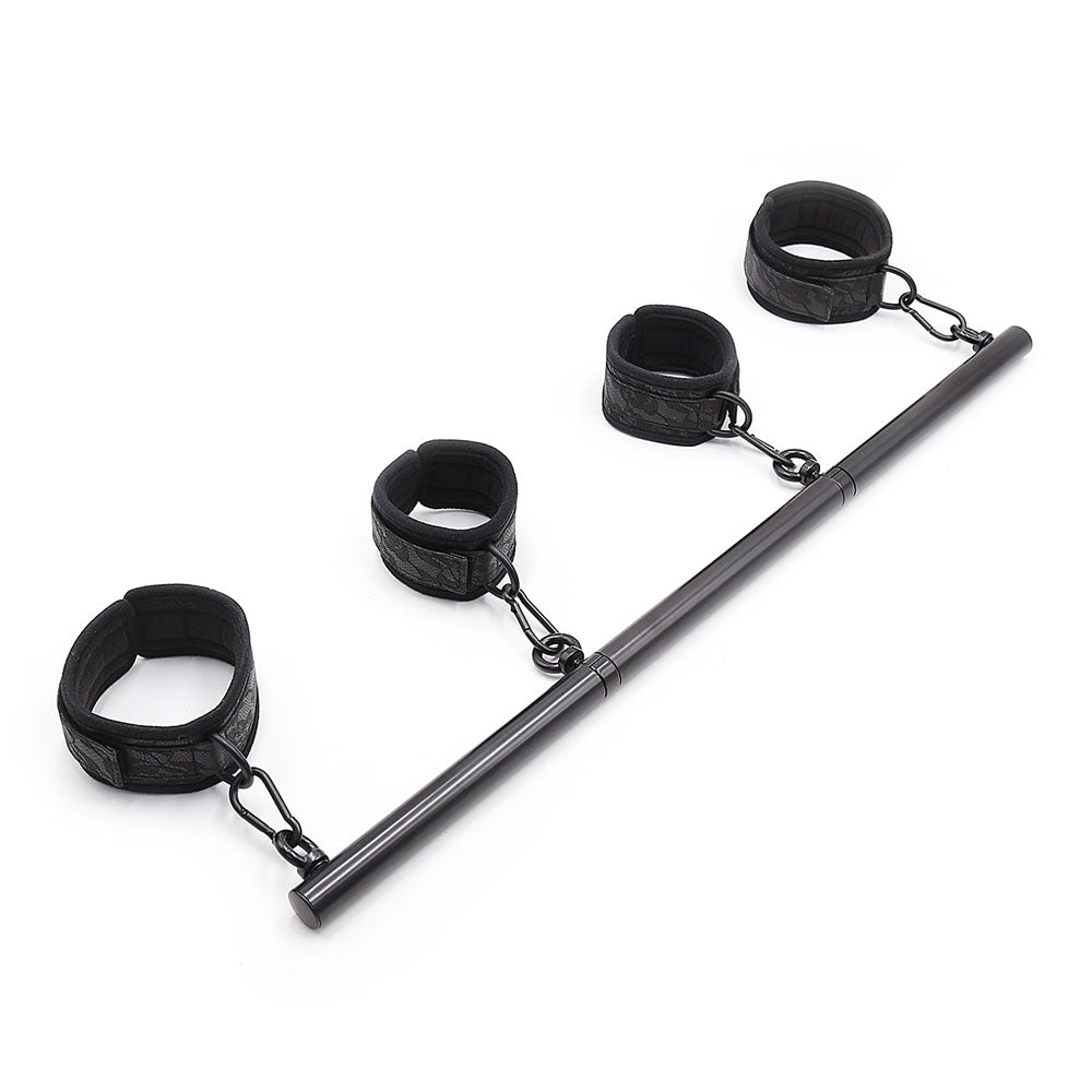 Barre d'Entraves Pieds & Mains Dentelle - Be Bondage