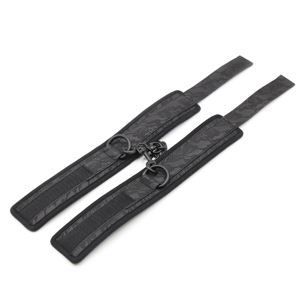 Barre d'Entraves Pieds & Mains Dentelle - Be Bondage