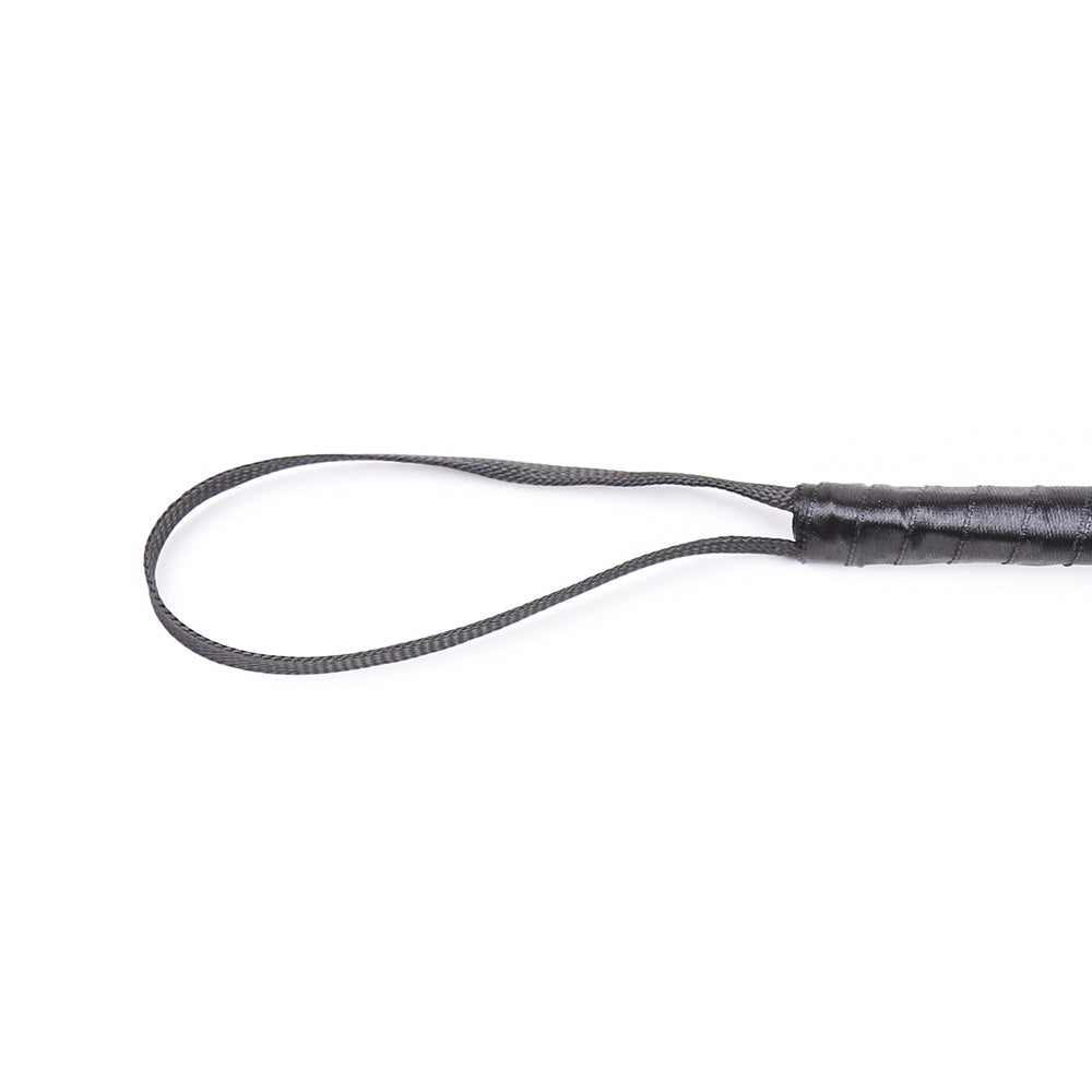 Be Bondage Plumeau Bicolore à Caresses Sensuelles 35 cm Manche Noir avec Dragonne Zoom