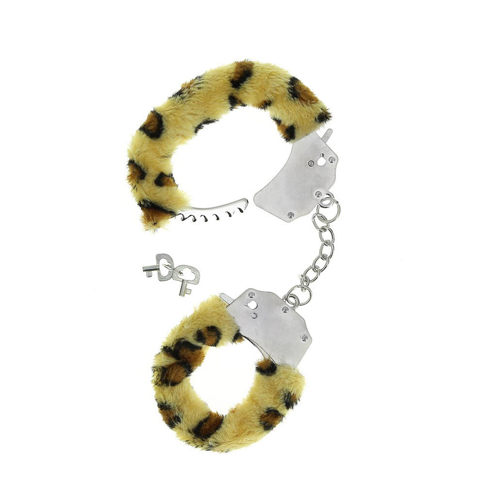 Menottes Jeux Erotiques Fourrure Leopard