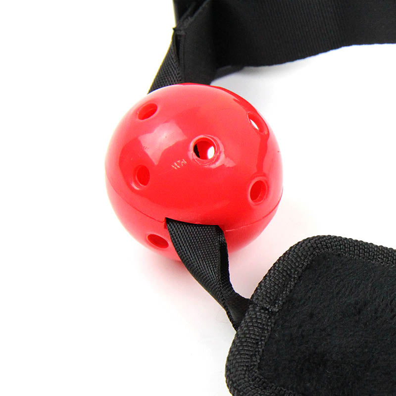 Set Bondage d'Attaches avec Bâillon