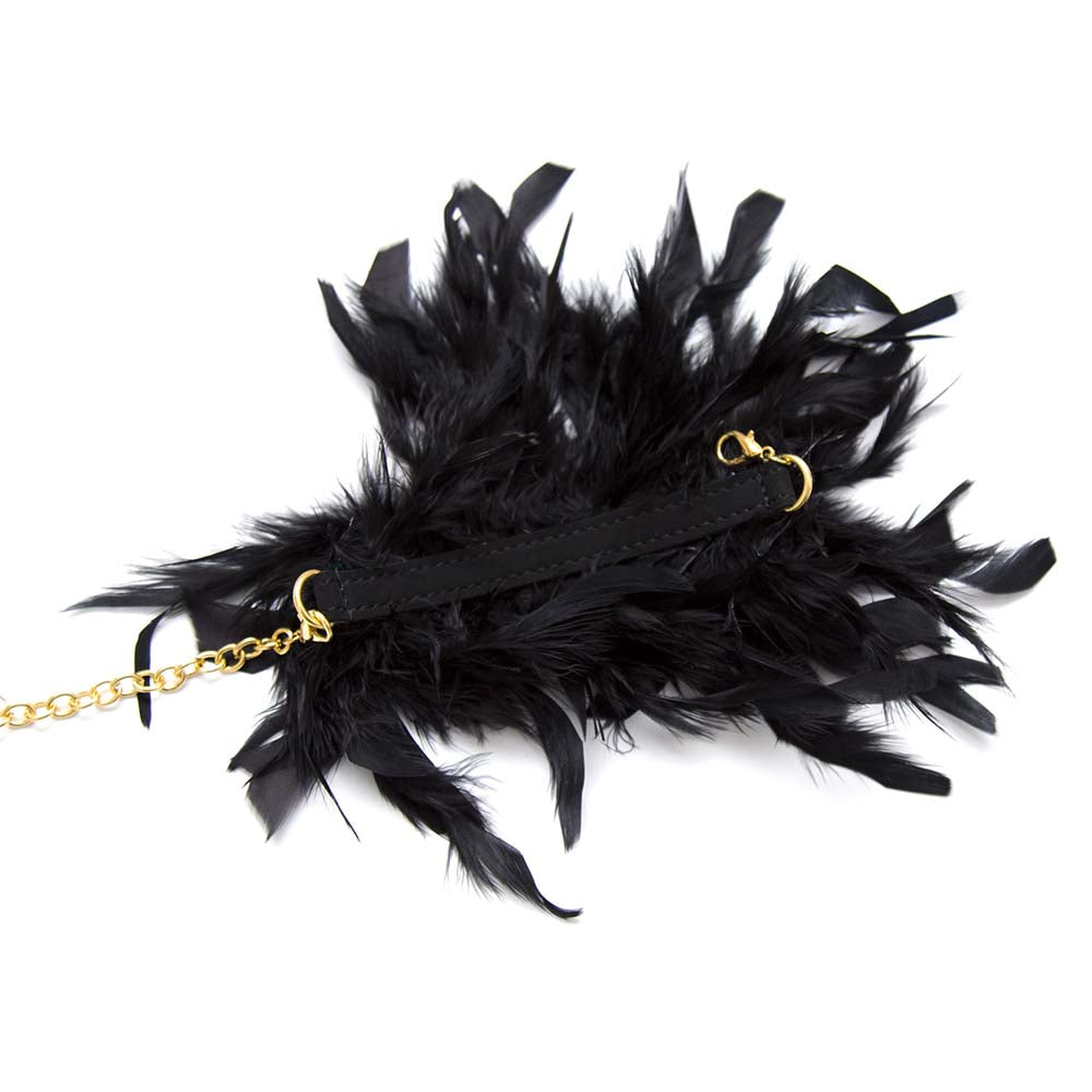 Menottes Plume Froufrou Chaine - Be Bondage