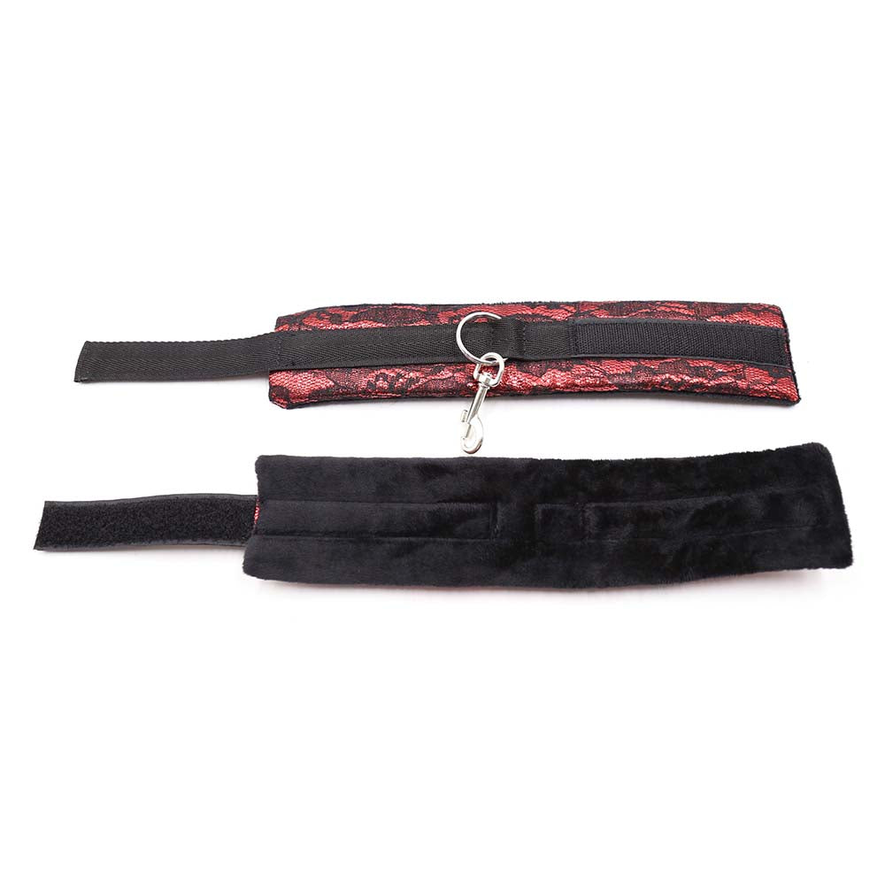 Menottes Dentelle Scratch Bicolores - Be Bondage