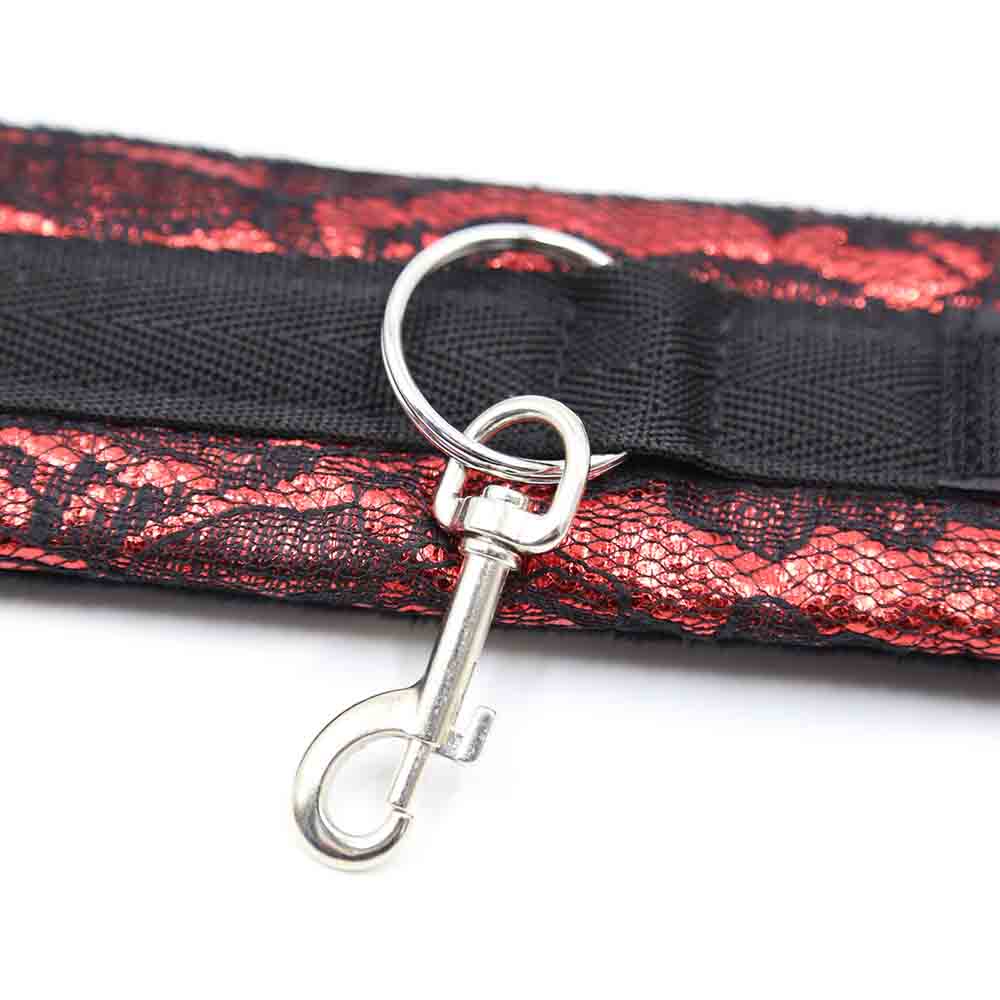 Menottes Dentelle Scratch Bicolores - Be Bondage